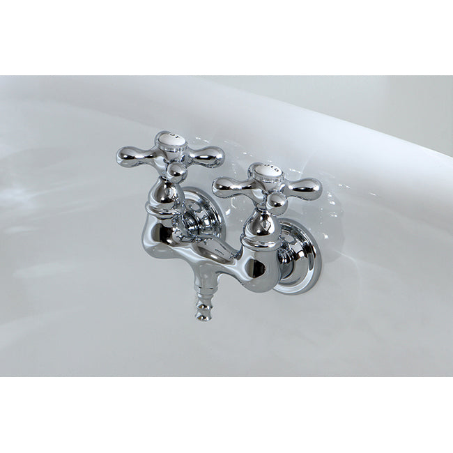Elements of Design DT0321AX 3-3/8-Inch Wall Mount Tub Faucet, Polished Chrome