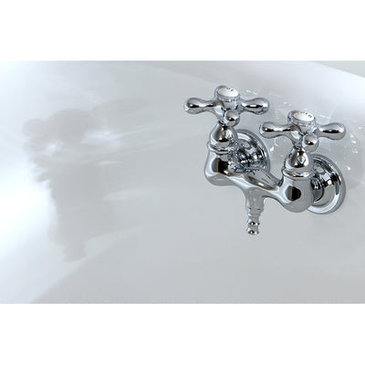 Elements of Design DT0321AX 3-3/8-Inch Wall Mount Tub Faucet, Polished Chrome