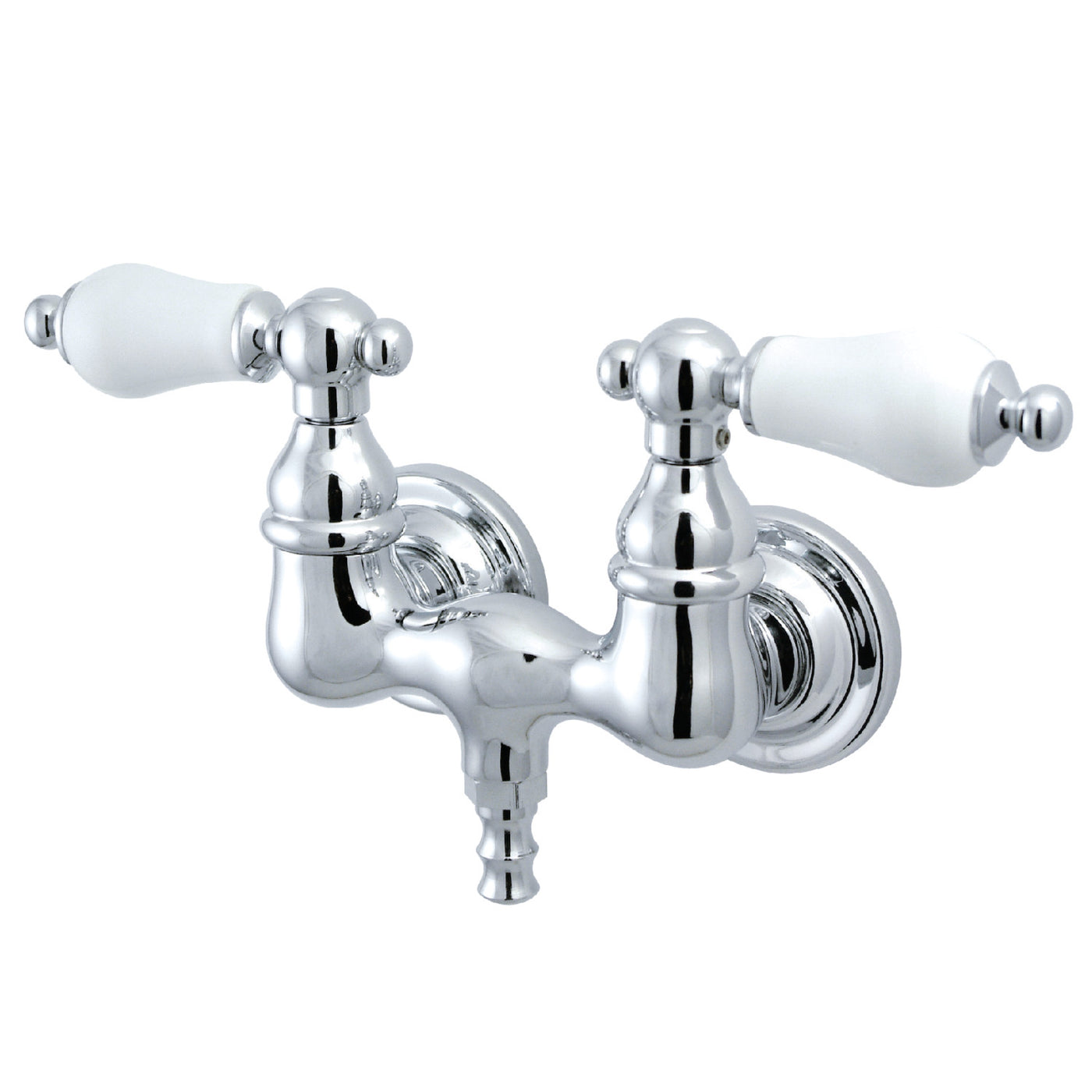 Elements of Design DT0321CL 3-3/8-Inch Wall Mount Tub Faucet, Polished Chrome