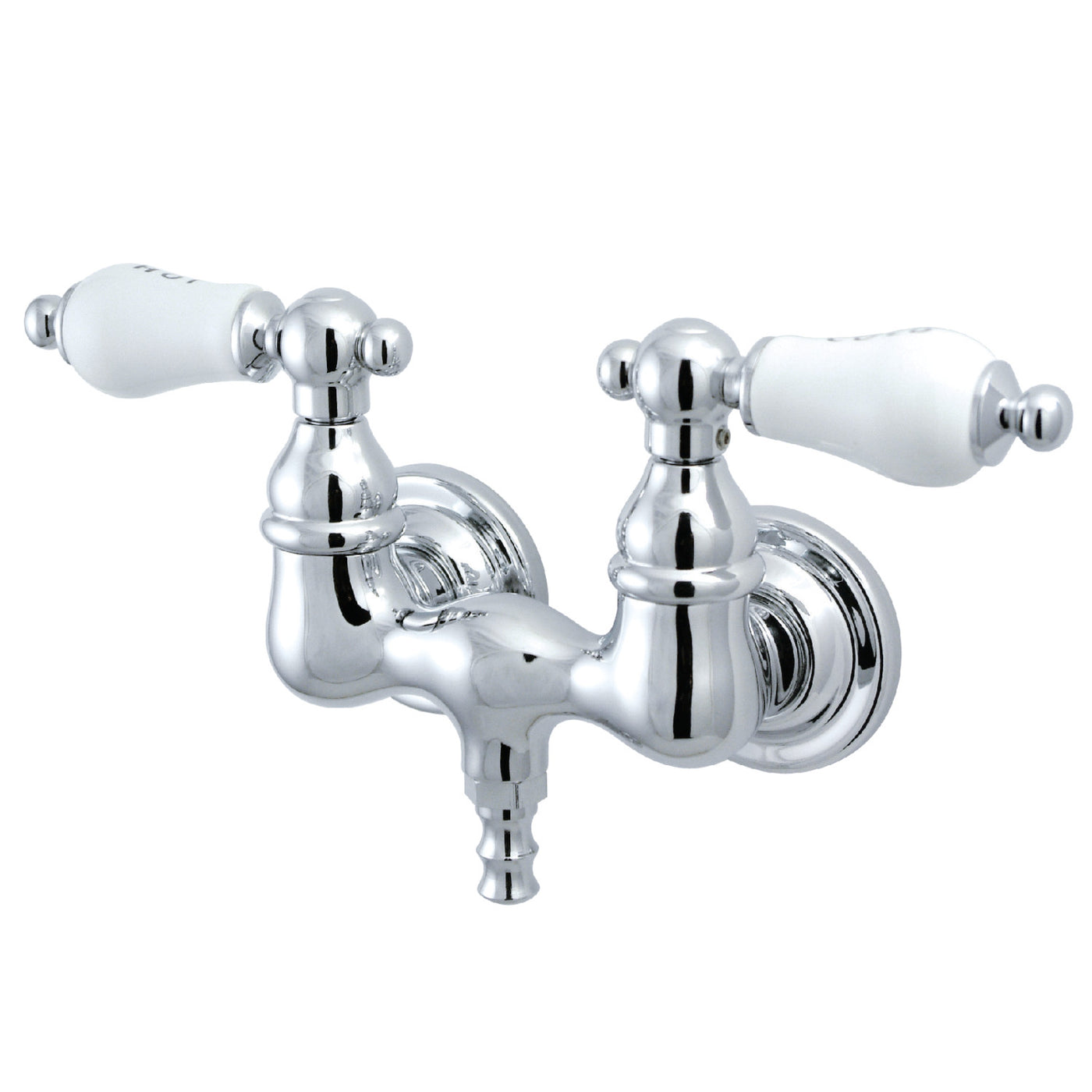 Elements of Design DT0321PL 3-3/8-Inch Wall Mount Tub Faucet, Polished Chrome