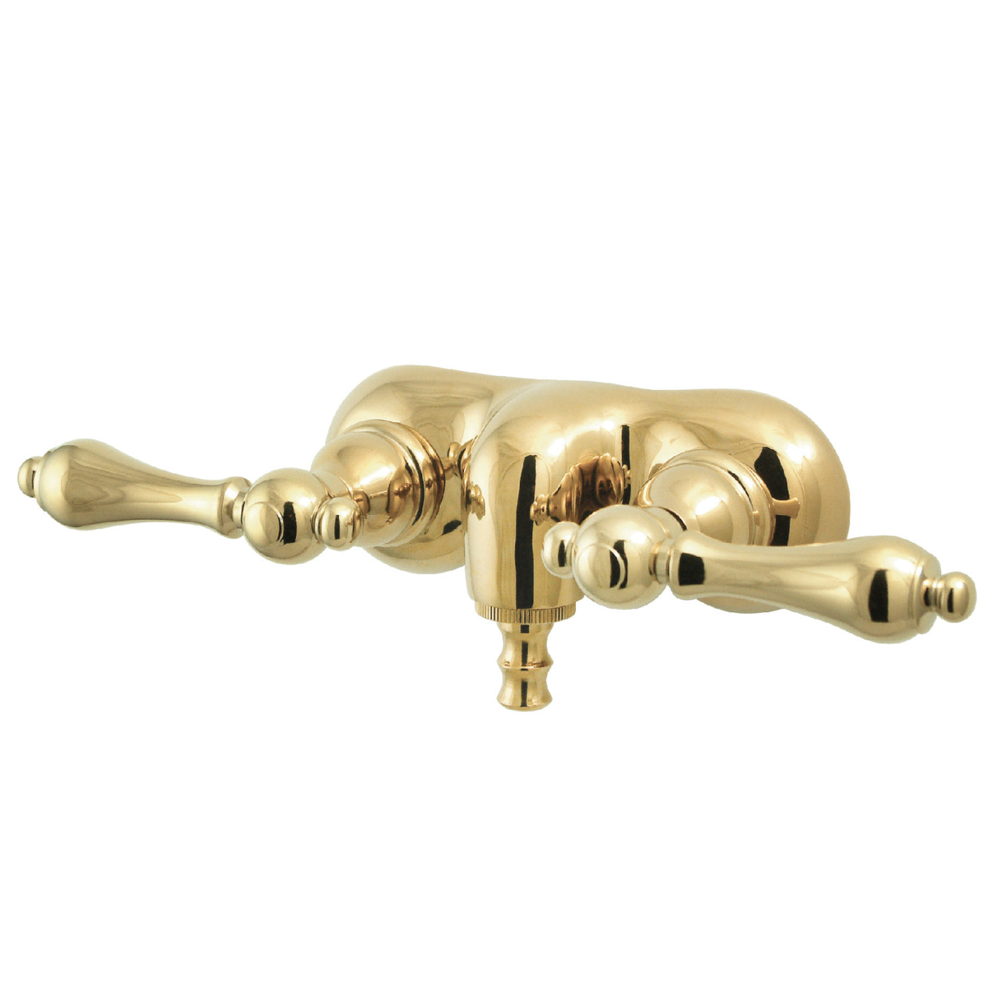 Elements of Design DT0412AL 3-3/8-Inch Wall Mount Tub Faucet, Polished Brass