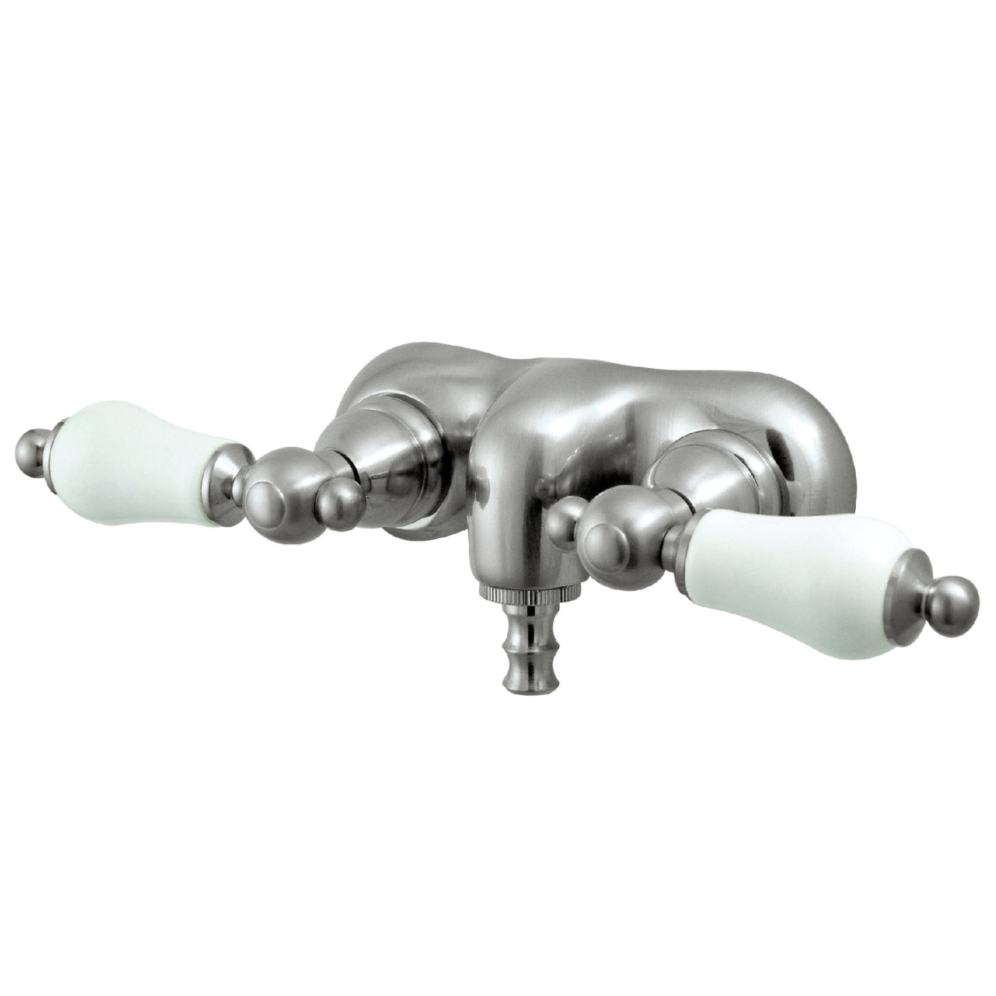 Elements of Design DT0418PL 3-3/8-Inch Wall Mount Tub Faucet, Brushed Nickel