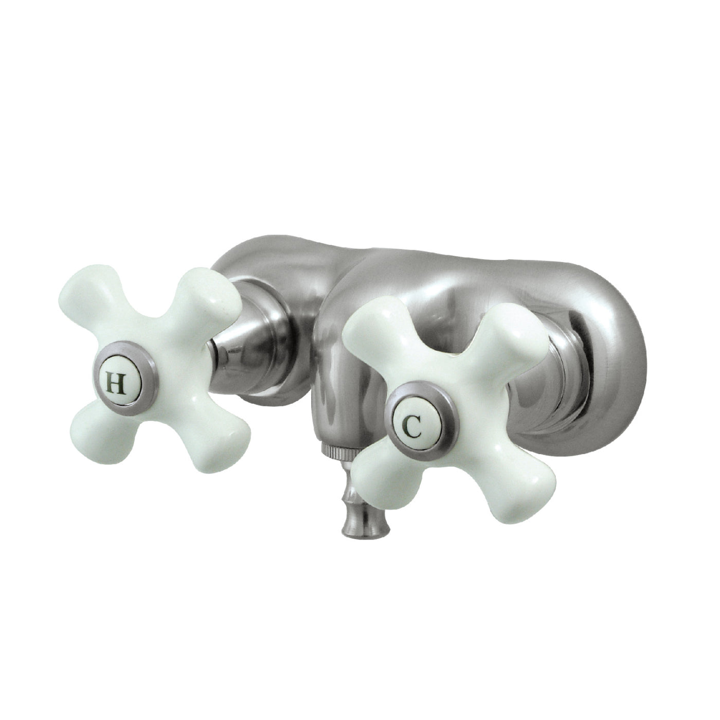 Elements of Design DT0418PX 3-3/8-Inch Wall Mount Tub Faucet, Brushed Nickel