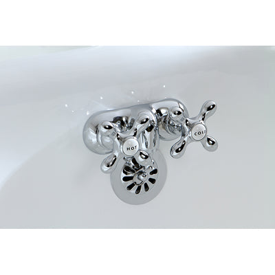 Elements of Design DT0421AX 3-3/8-Inch Wall Mount Tub Faucet, Polished Chrome