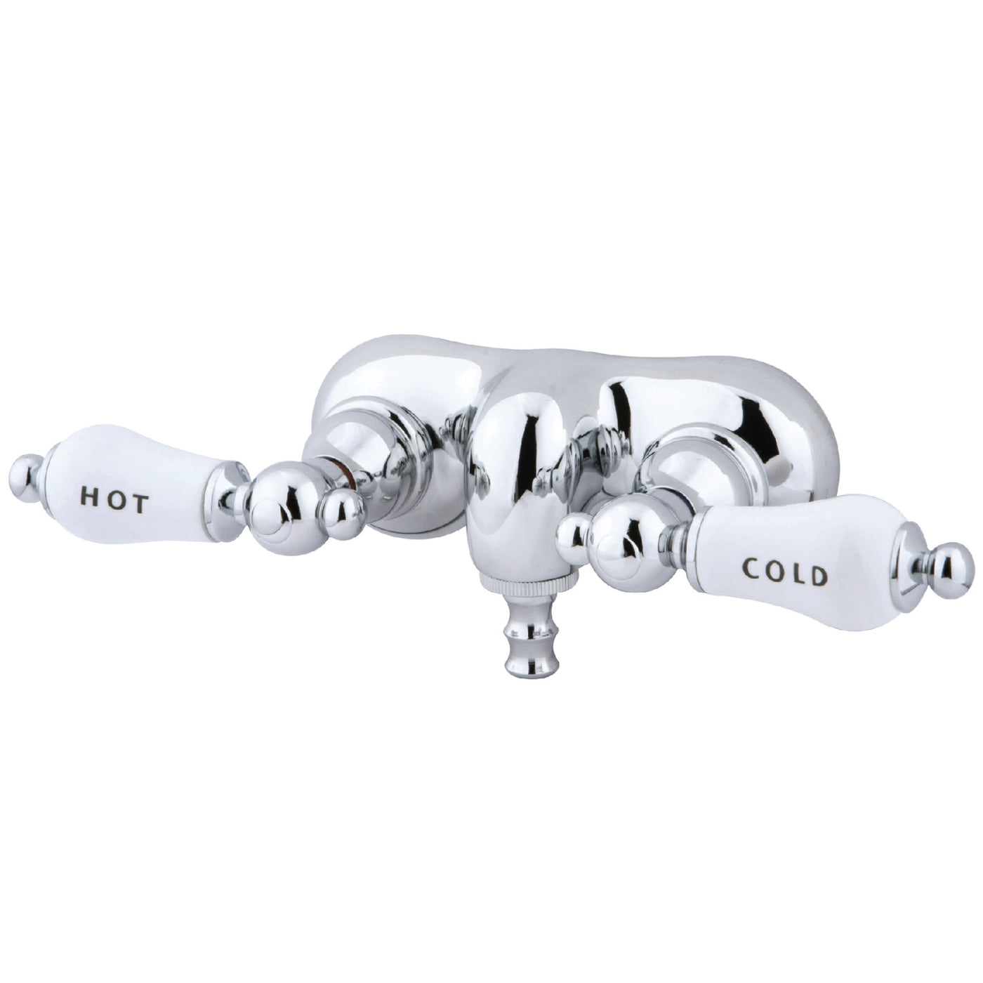 Elements of Design DT0421CL 3-3/8-Inch Wall Mount Tub Faucet, Polished Chrome