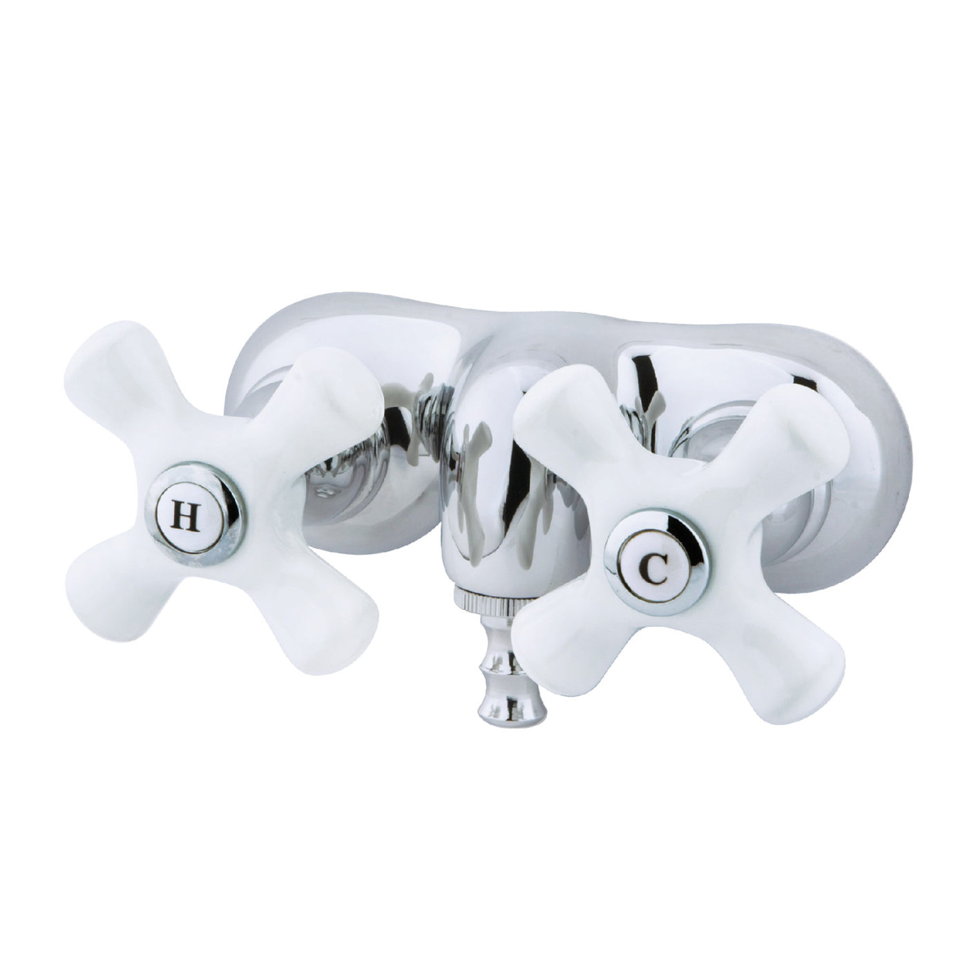Elements of Design DT0421PX 3-3/8-Inch Wall Mount Tub Faucet, Polished Chrome