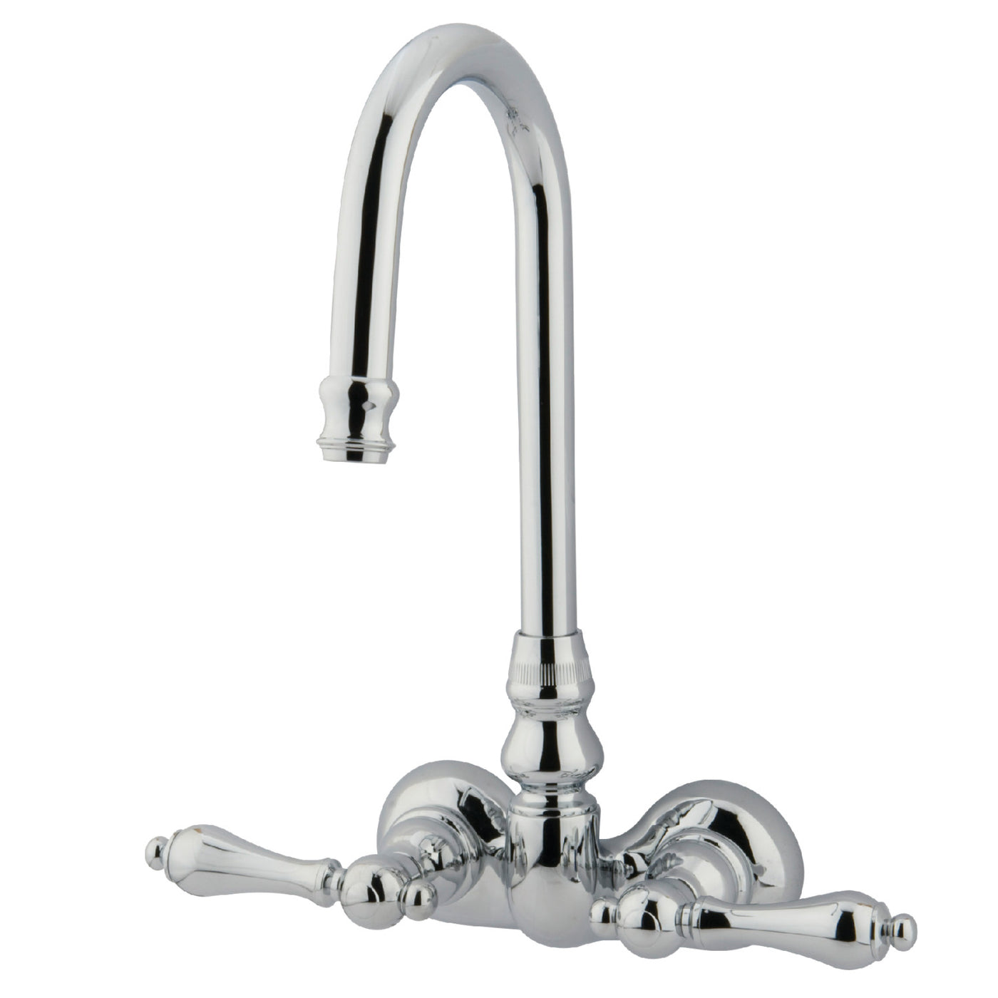 Elements of Design DT0721AL 3-3/8-Inch Wall Mount Tub Faucet, Polished Chrome