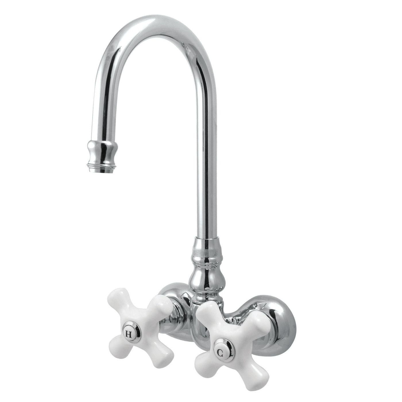 Elements of Design DT0721PX 3-3/8-Inch Wall Mount Tub Faucet, Polished Chrome