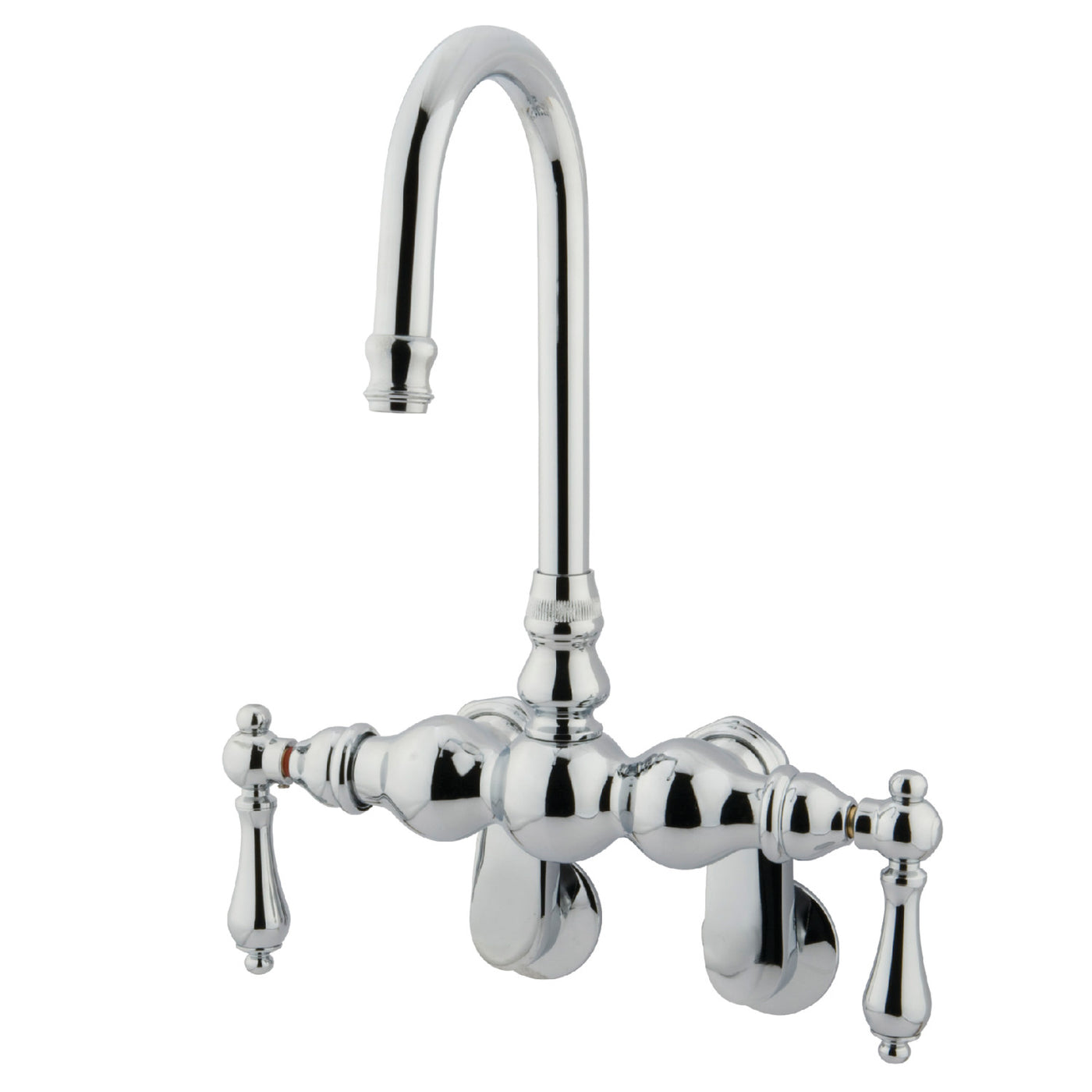 Elements of Design DT0821AL Adjustable Center Wall Mount Tub Faucet, Polished Chrome