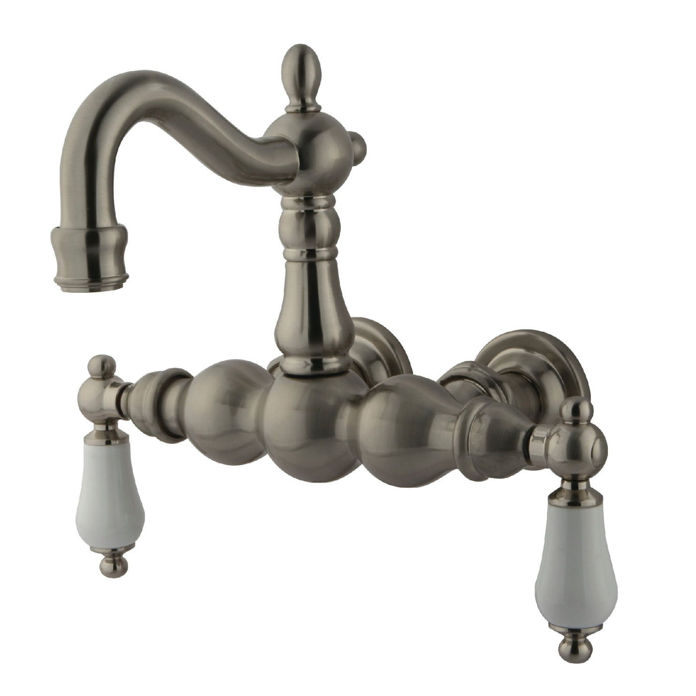 Elements of Design DT10018PL 3-3/8-Inch Wall Mount Tub Faucet, Brushed Nickel