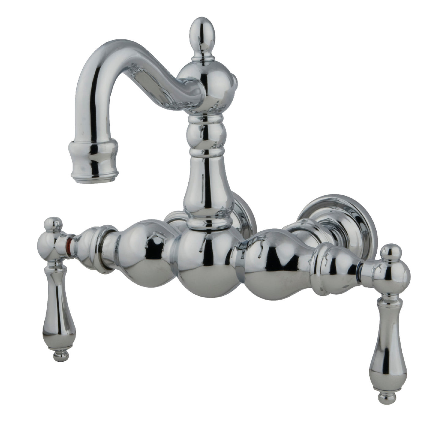 Elements of Design DT10021AL 3-3/8-Inch Wall Mount Tub Faucet, Polished Chrome