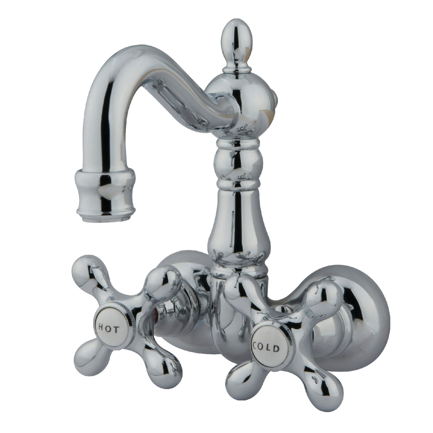 Elements of Design DT10721AX 3-3/8-Inch Wall Mount Tub Faucet, Polished Chrome