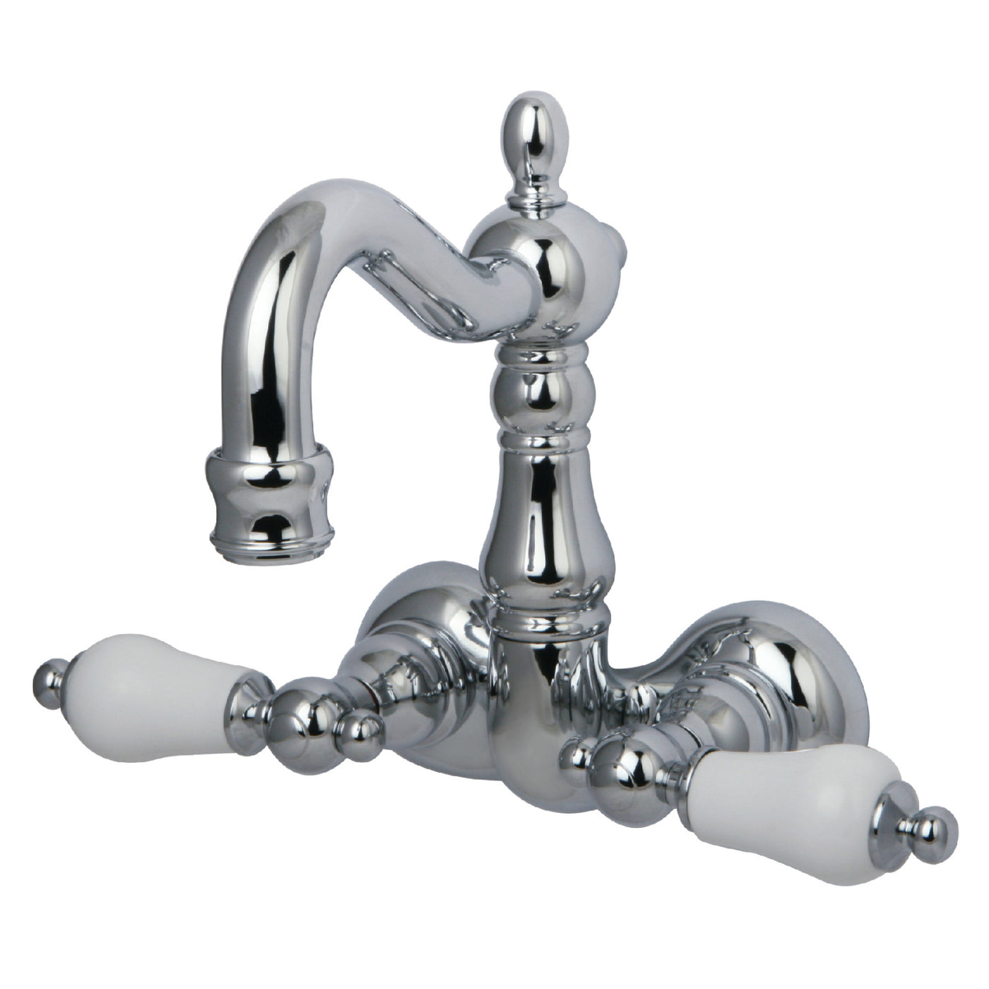 Elements of Design DT10721PL 3-3/8-Inch Wall Mount Tub Faucet, Polished Chrome