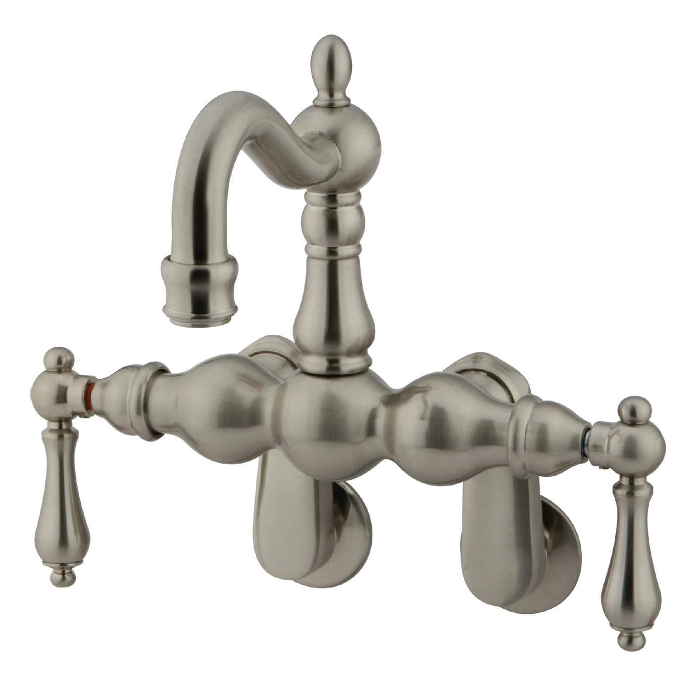 Elements of Design DT10818AL Adjustable Center Wall Mount Tub Faucet, Brushed Nickel
