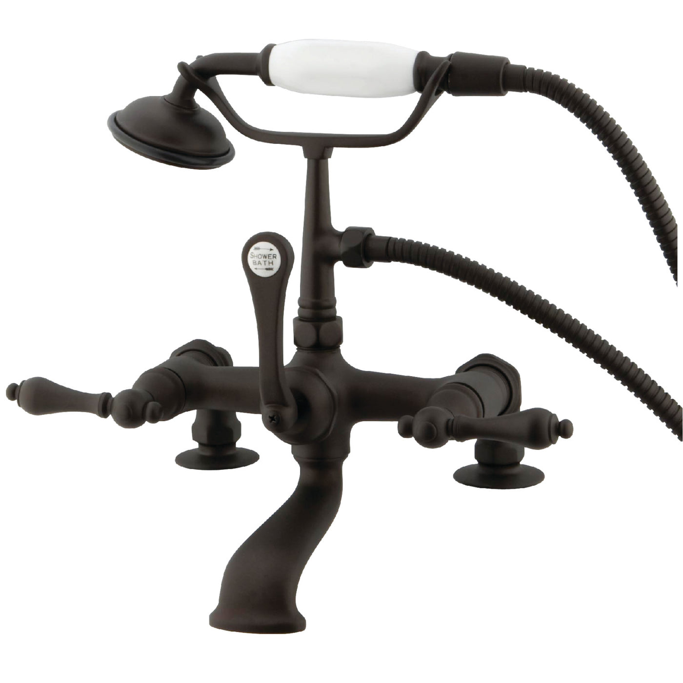 Elements of Design DT2035AL 7-Inch Deck Mount Tub Faucet, Oil Rubbed Bronze
