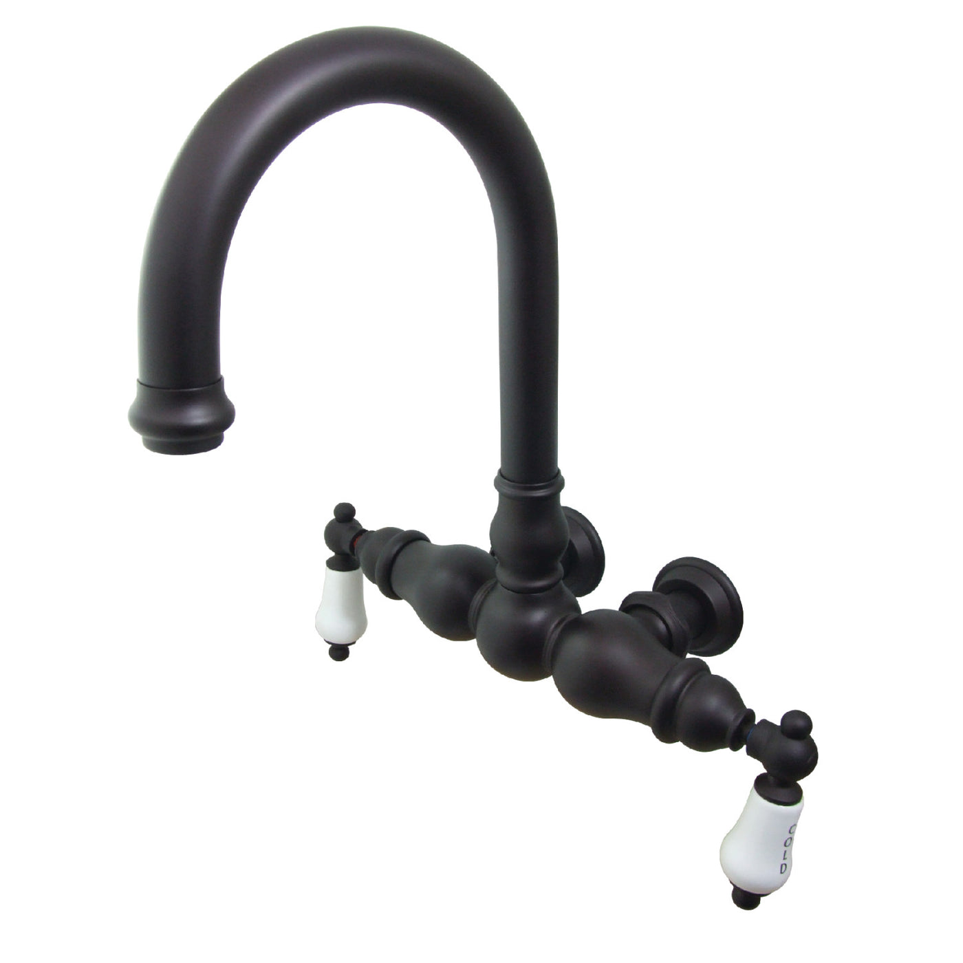 Elements of Design DT30015CL 3-3/8-Inch Wall Mount Tub Faucet, Oil Rubbed Bronze