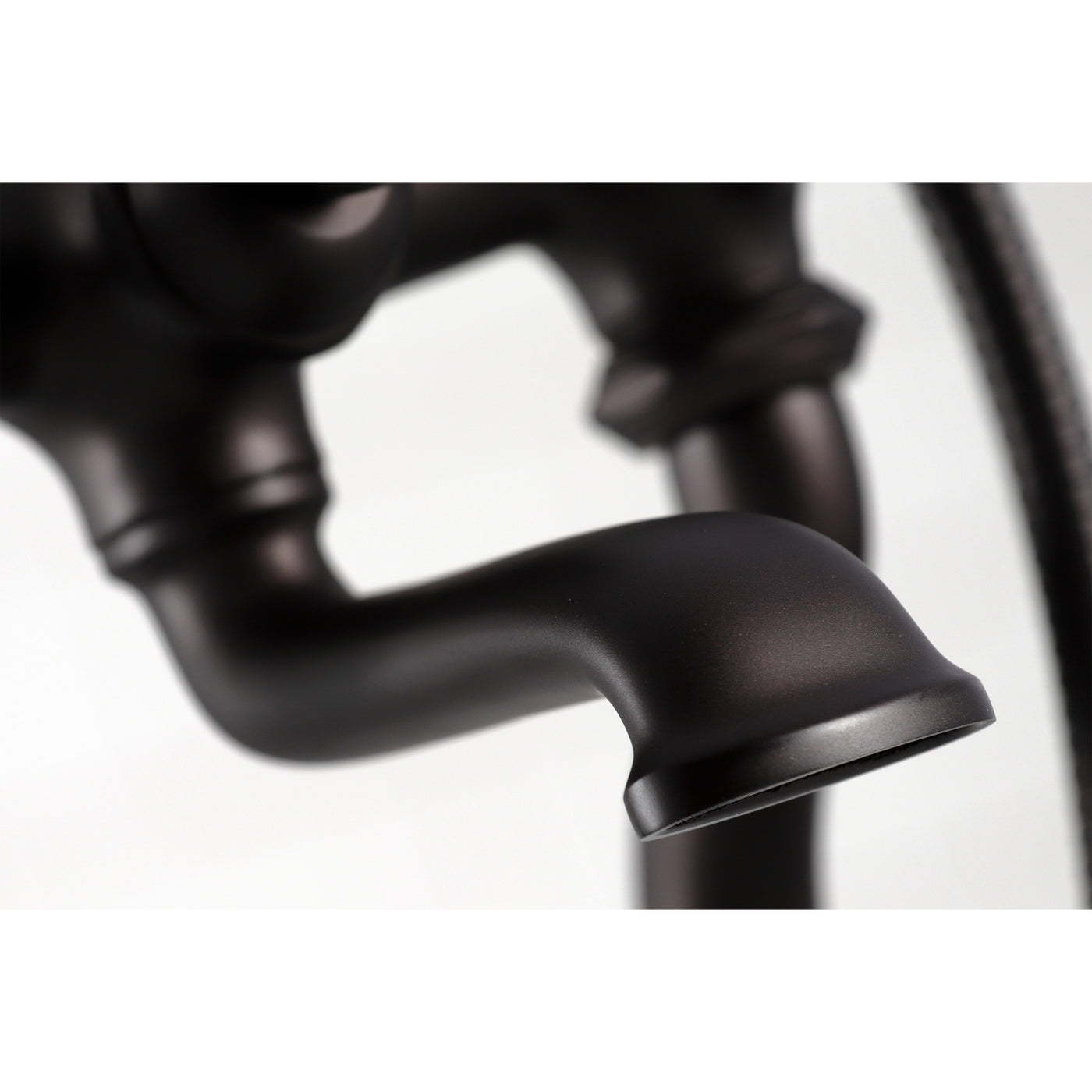 Elements of Design DT4115AL 7-Inch Deck Mount Tub Faucet with Hand Shower, Oil Rubbed Bronze