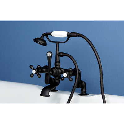 Elements of Design DT6515AX Adjustable Center Deck Mount Tub Faucet, Oil Rubbed Bronze