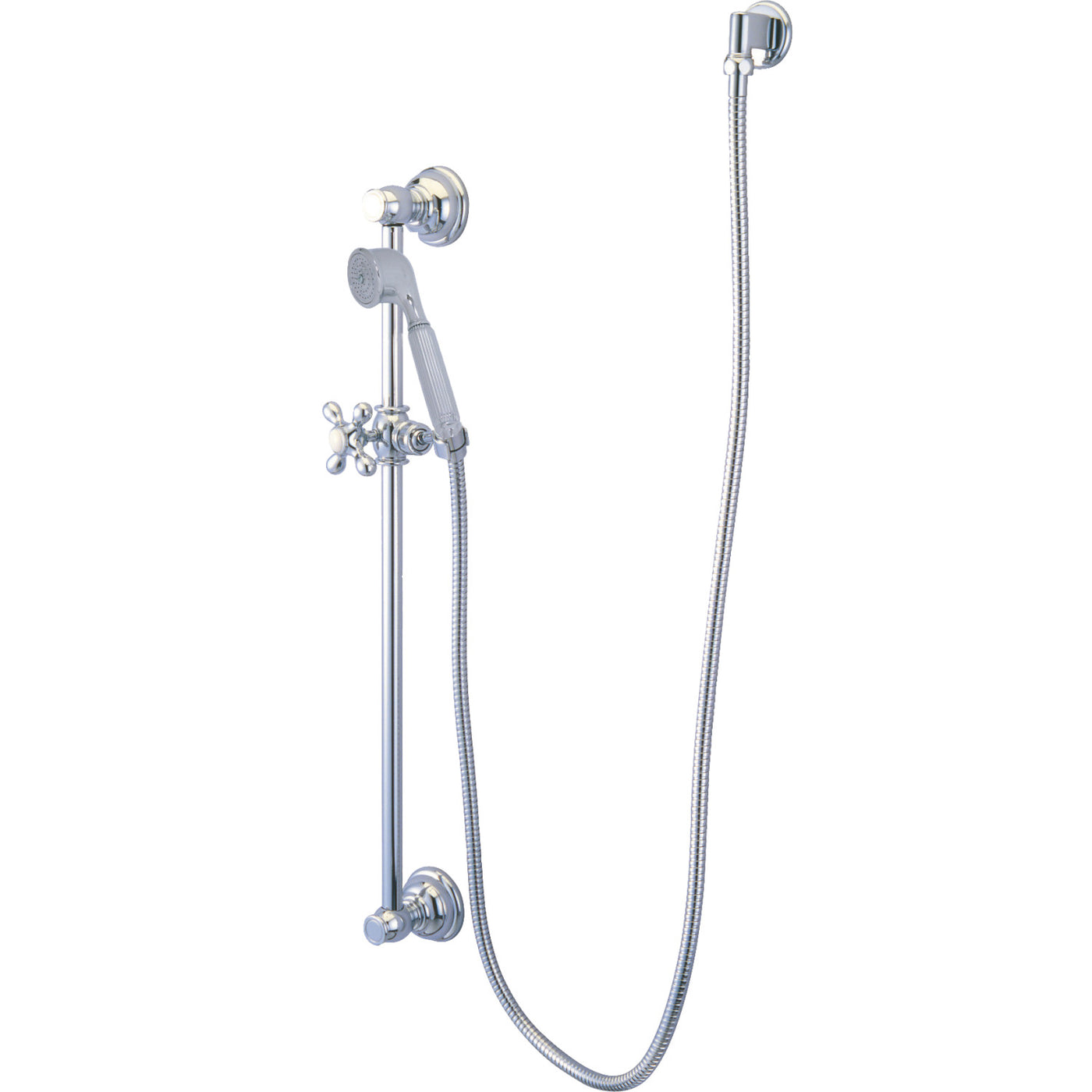 Elements of Design EAK3321W1 Hand Shower Combo with Slide Bar, Polished Chrome