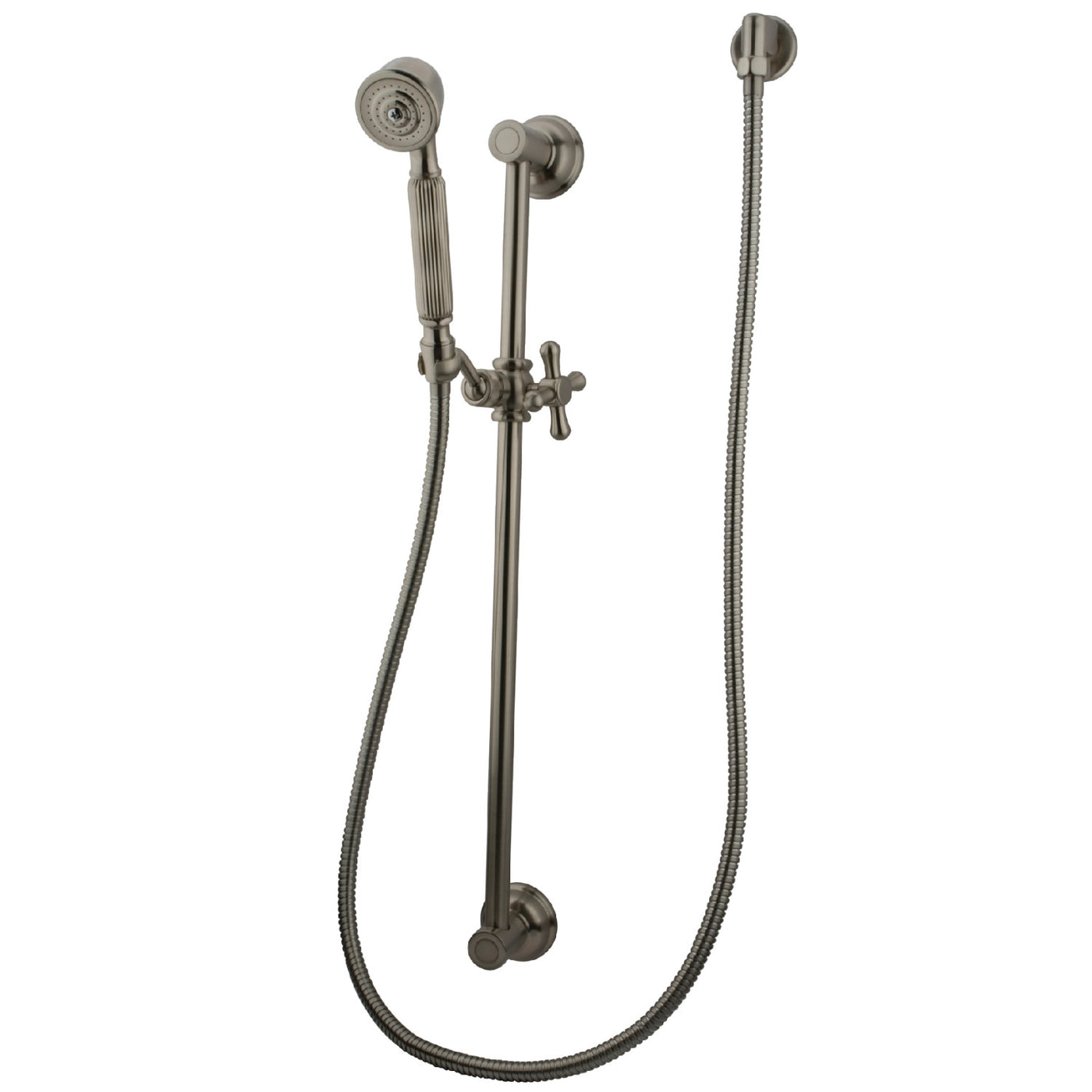 Elements of Design EAK3328W8 Hand Shower Combo with Slide Bar, Brushed Nickel