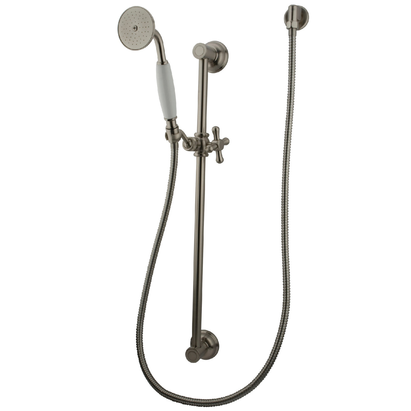 Elements of Design EAK3528W8 Hand Shower Combo with Slide Bar, Brushed Nickel