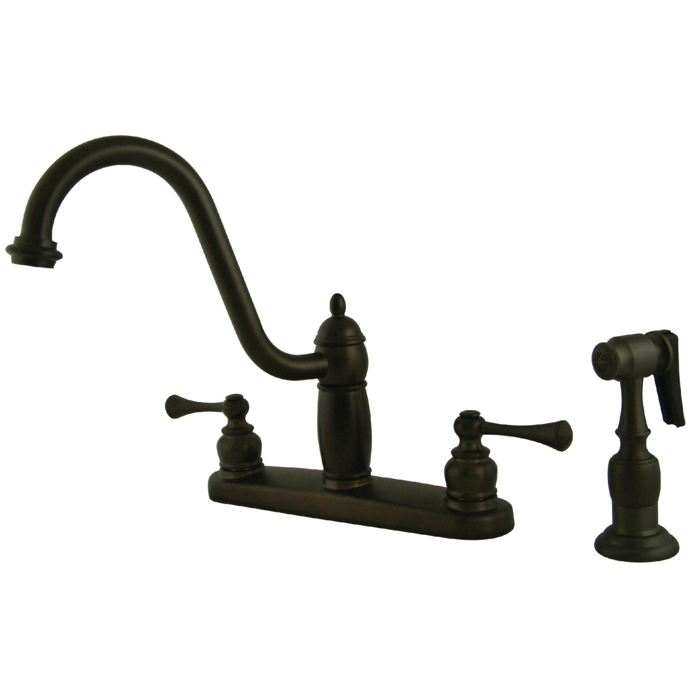 Elements of Design EB1115BLBS Centerset Kitchen Faucet, Oil Rubbed Bronze
