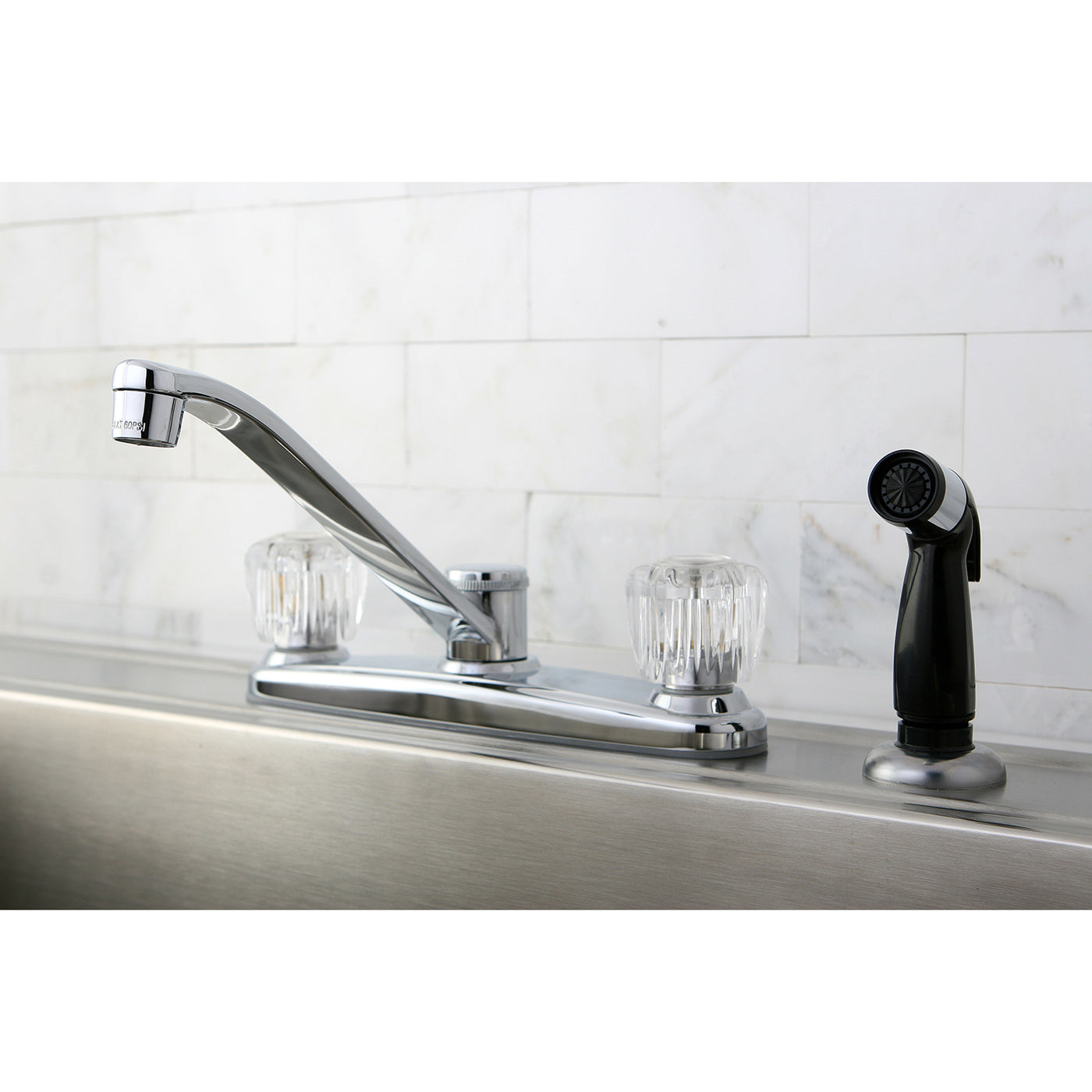Elements of Design EB112 Centerset Kitchen Faucet, Polished Chrome