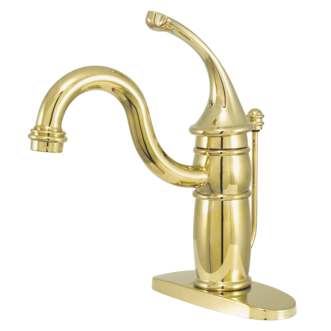 Elements of Design EB1402GL Single-Handle Bathroom Faucet with Pop-Up Drain, Polished Brass
