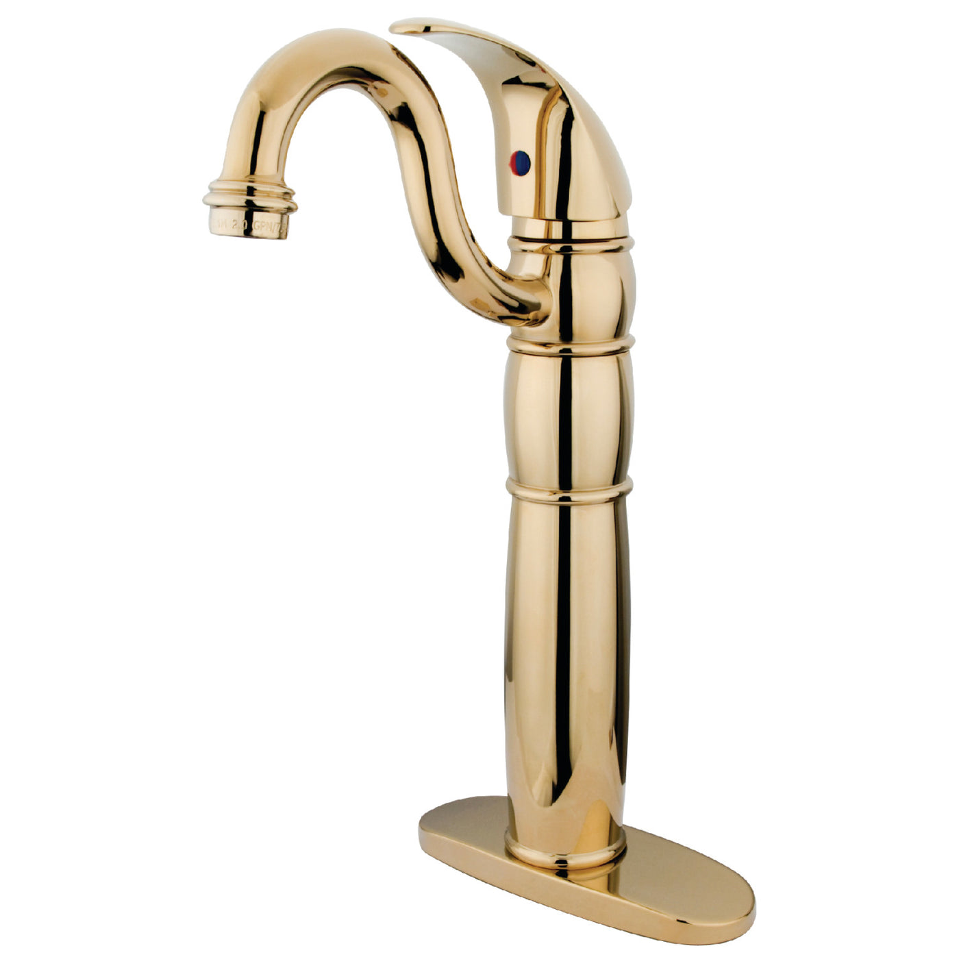 Elements of Design EB1422LL Vessel Sink Faucet, Polished Brass