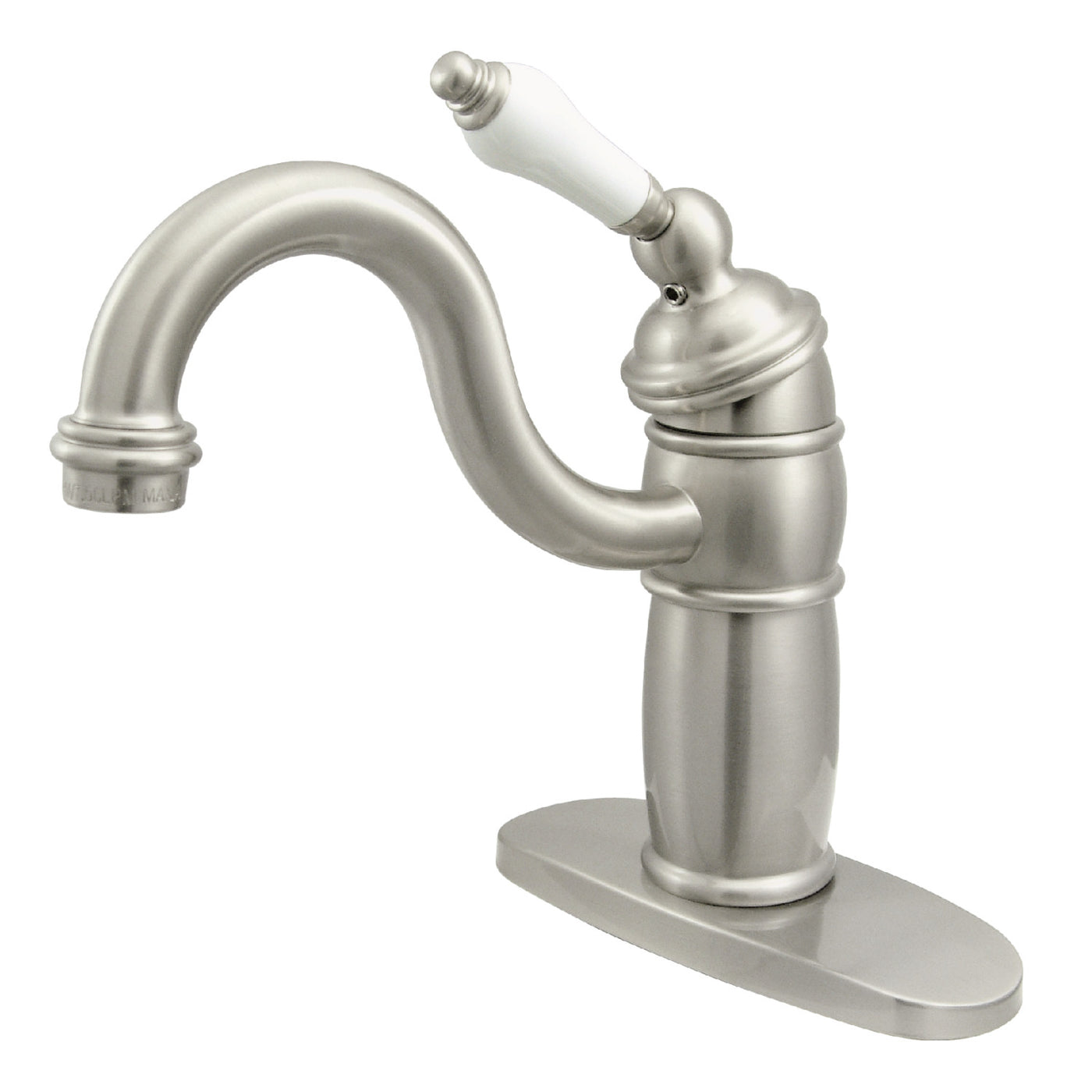 Elements of Design EB1488PL Single-Handle Monoblock Bar Faucet, Brushed Nickel