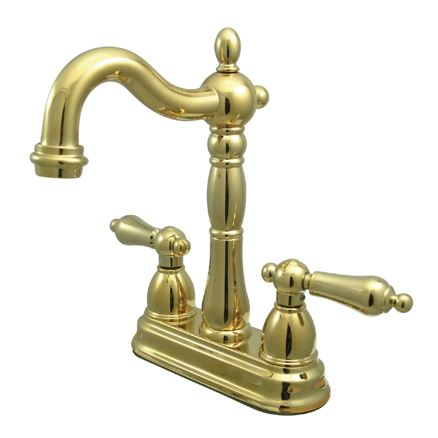 Elements of Design EB1492AL 4-Inch Centerset Bar Faucet, Polished Brass