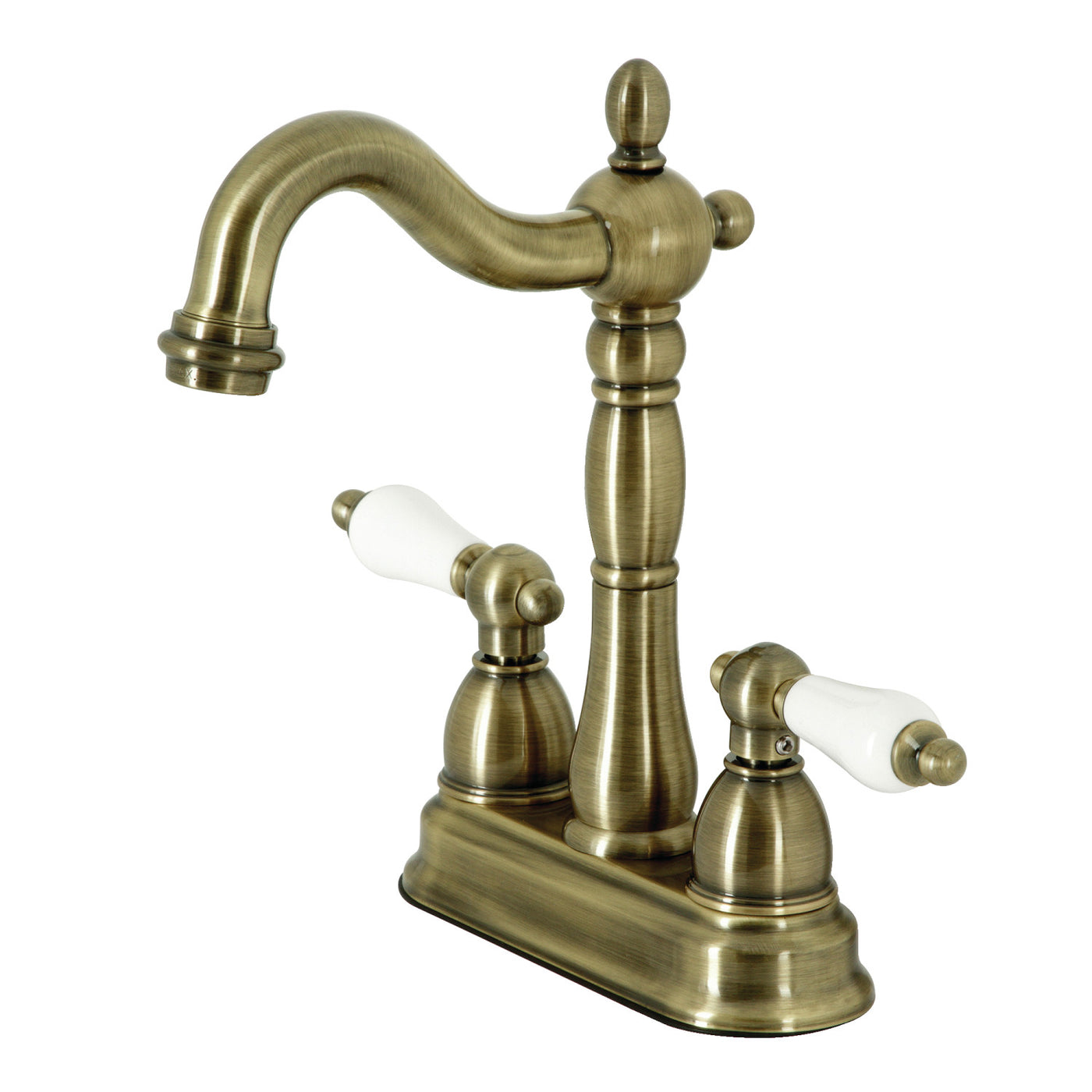 Elements of Design EB1493PL 4-Inch Centerset Bar Faucet, Antique Brass