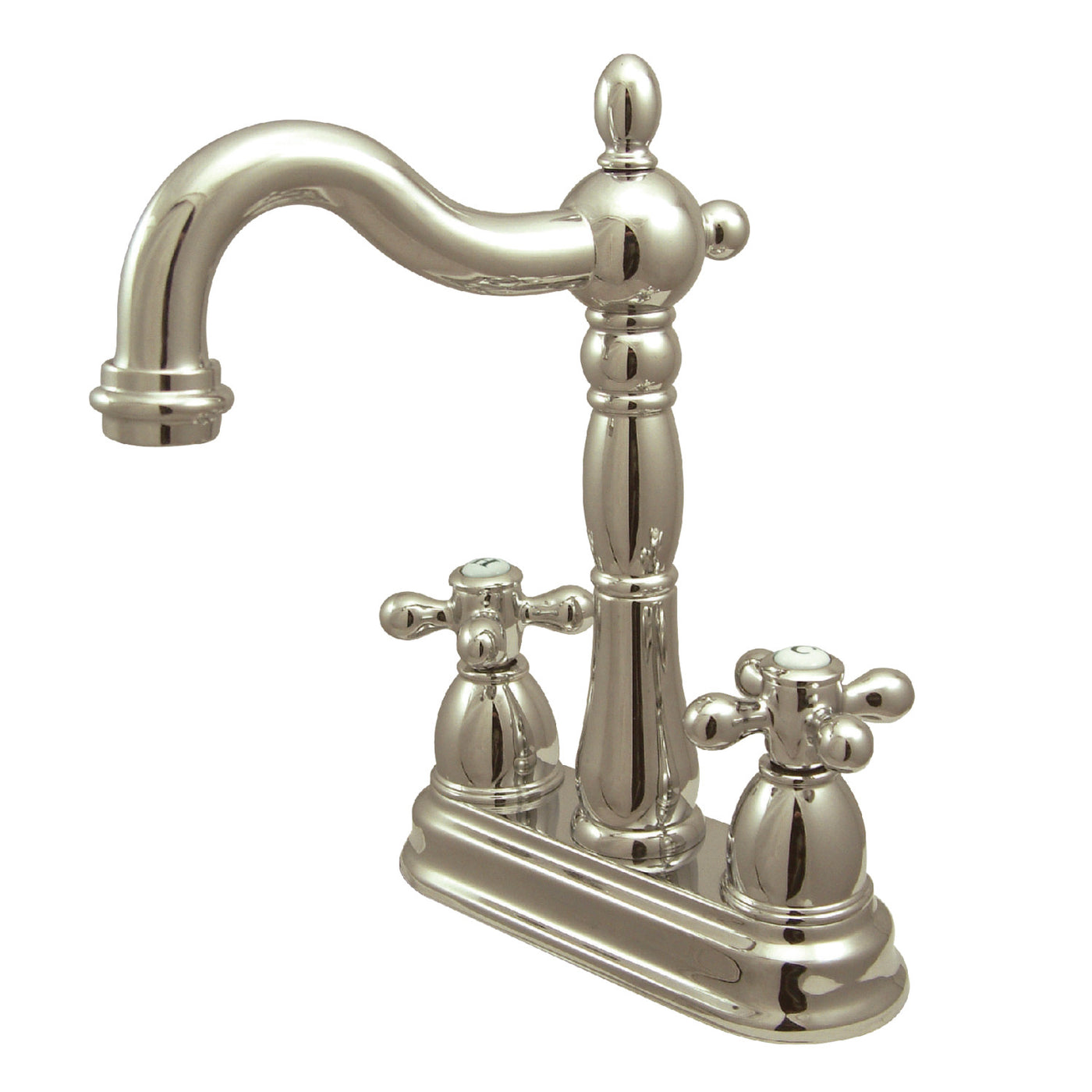 Elements of Design EB1496AX 4-Inch Centerset Bar Faucet, Polished Nickel