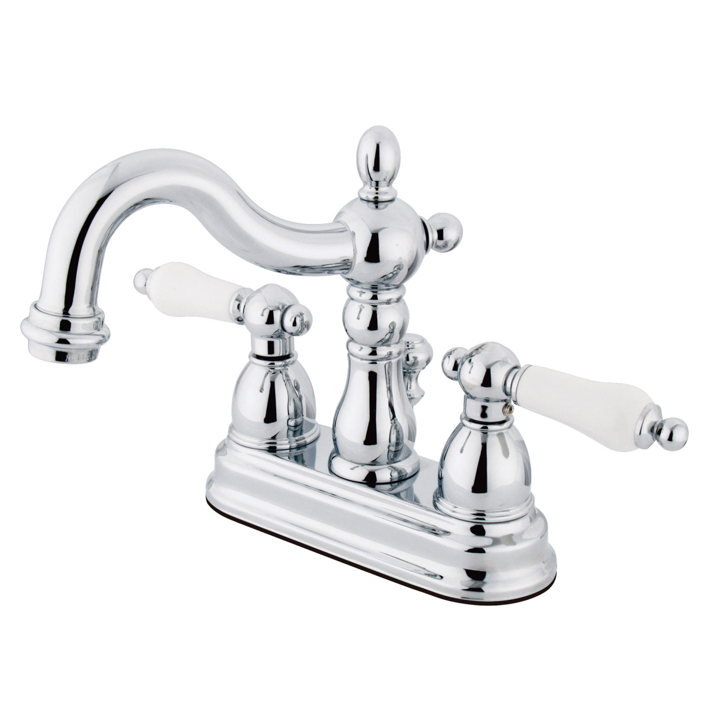 Elements of Design EB1601PL 4-Inch Centerset Bathroom Faucet with Plastic Pop-Up, Polished Chrome