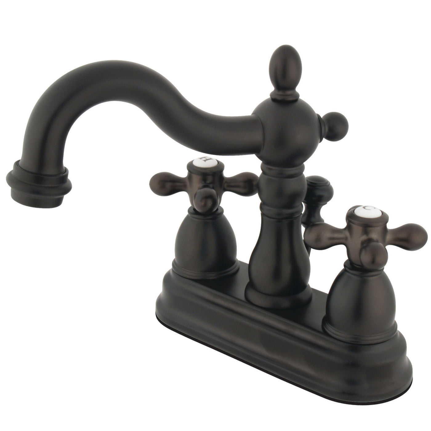 Elements of Design EB1605AX 4-Inch Centerset Bathroom Faucet with Plastic Pop-Up, Oil Rubbed Bronze