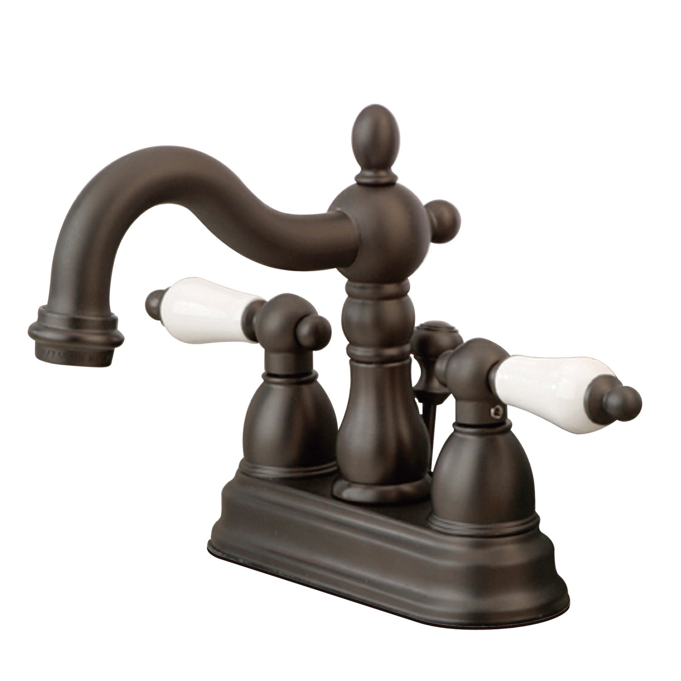 Elements of Design EB1605PL 4-Inch Centerset Bathroom Faucet with Plastic Pop-Up, Oil Rubbed Bronze