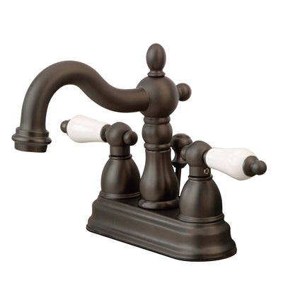 Elements of Design EB1605PL 4-Inch Centerset Bathroom Faucet with Plastic Pop-Up, Oil Rubbed Bronze