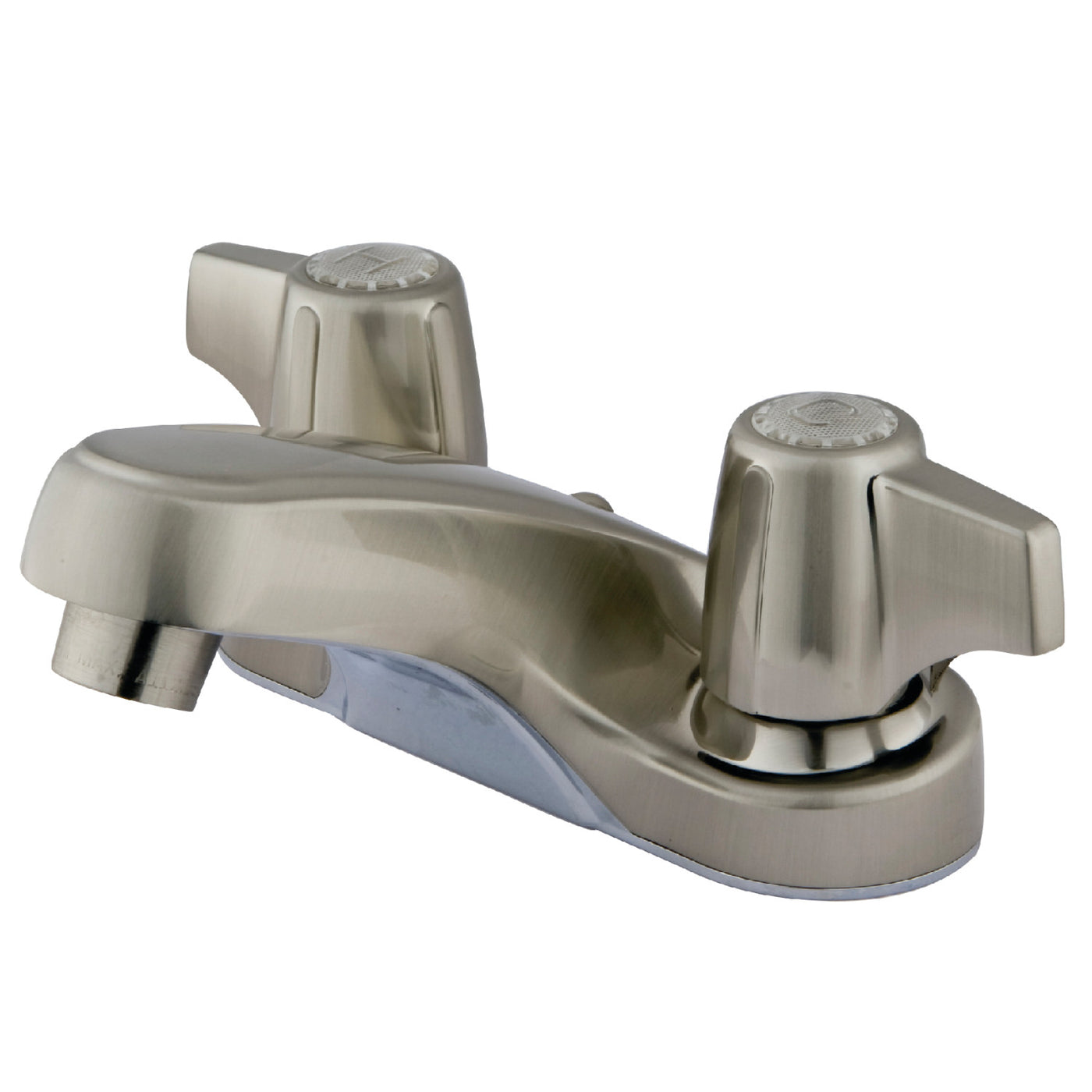 Elements of Design EB160SNLP 4-Inch Centerset Bathroom Faucet, Brushed Nickel