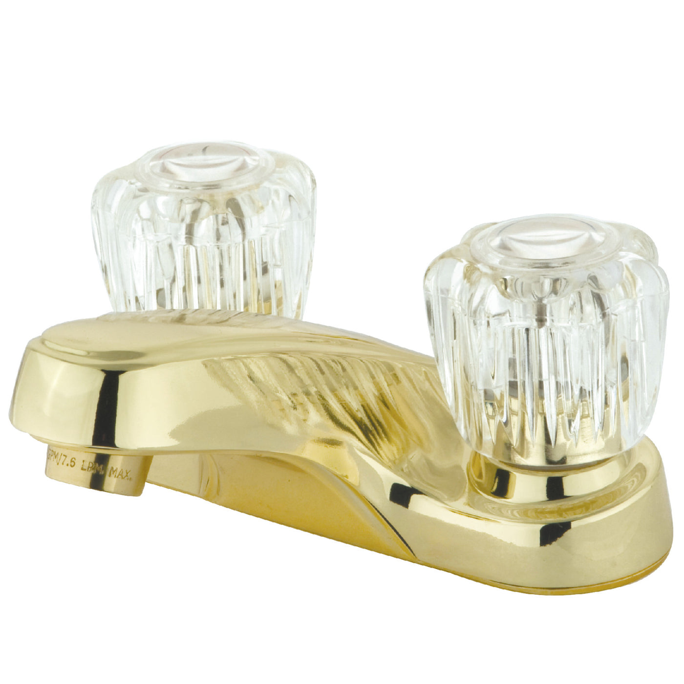 Elements of Design EB162LP 4-Inch Centerset Bathroom Faucet, Polished Brass