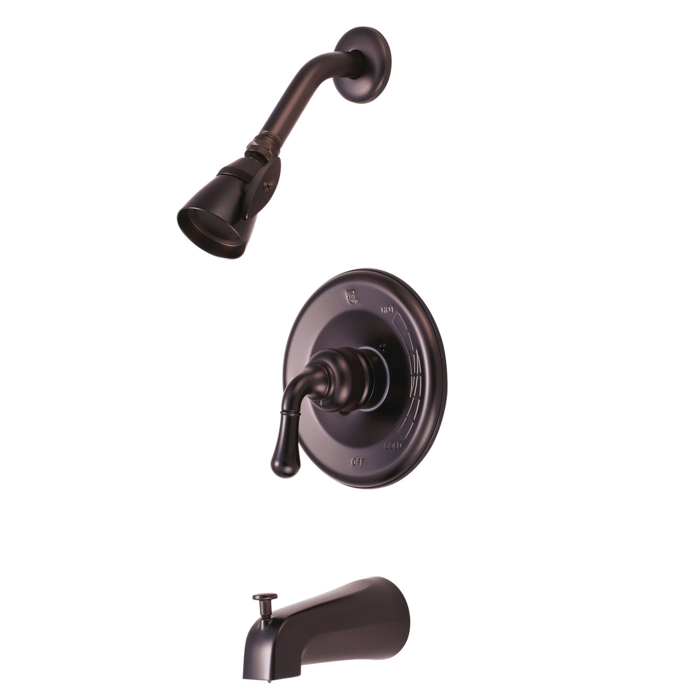 Elements of Design EB1635T Tub and Shower Faucet, Trim Only, Oil Rubbed Bronze