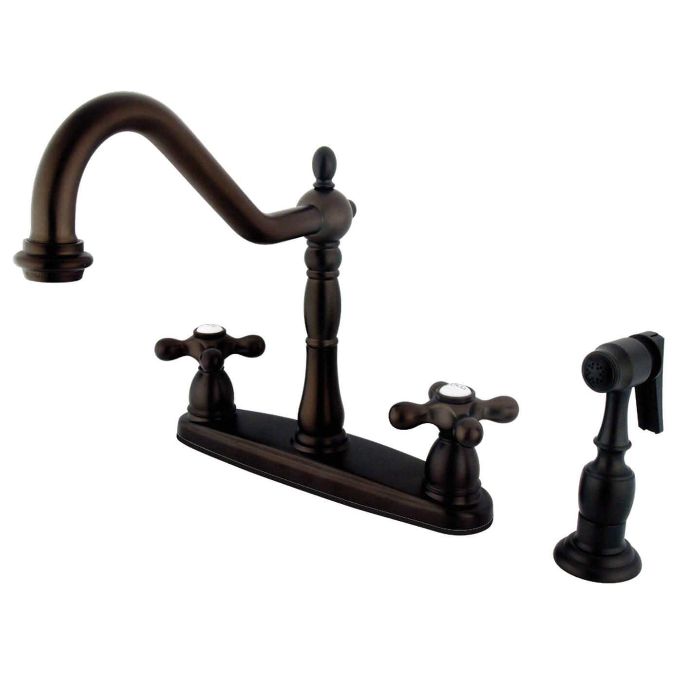 Elements of Design EB1755AXBS Centerset Kitchen Faucet, Oil Rubbed Bronze