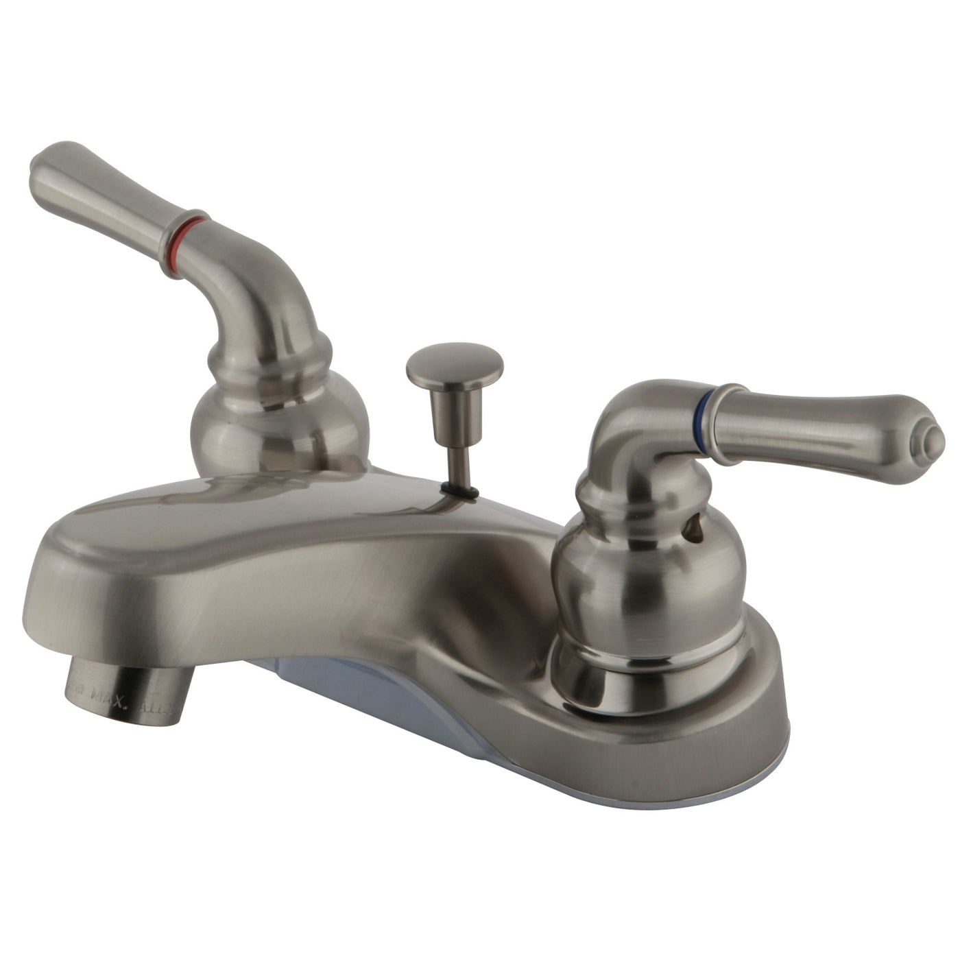 Elements of Design EB258 4-Inch Centerset Bathroom Faucet, Brushed Nickel