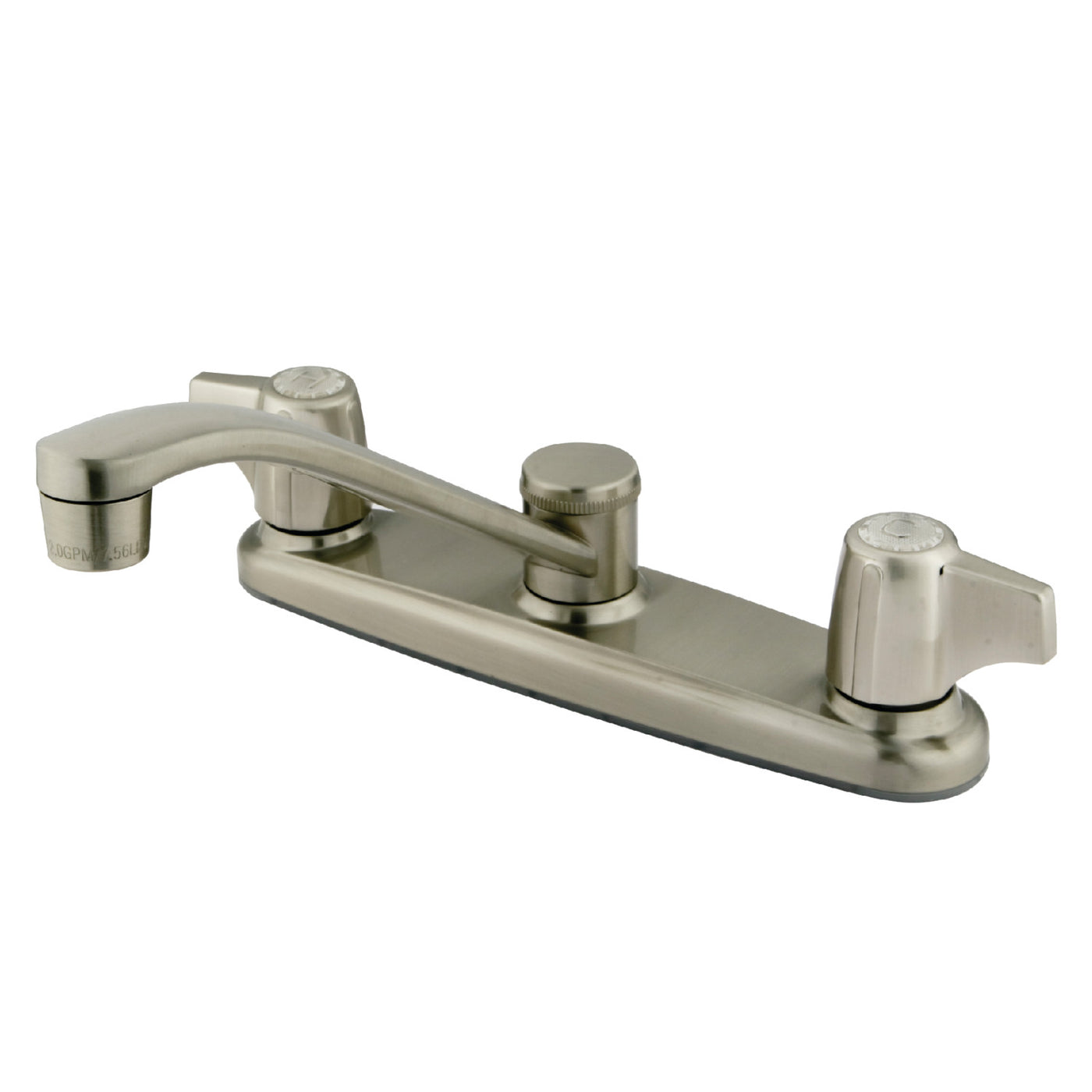 Elements of Design EB261SN 8-Inch Centerset Kitchen Faucet, Brushed Nickel