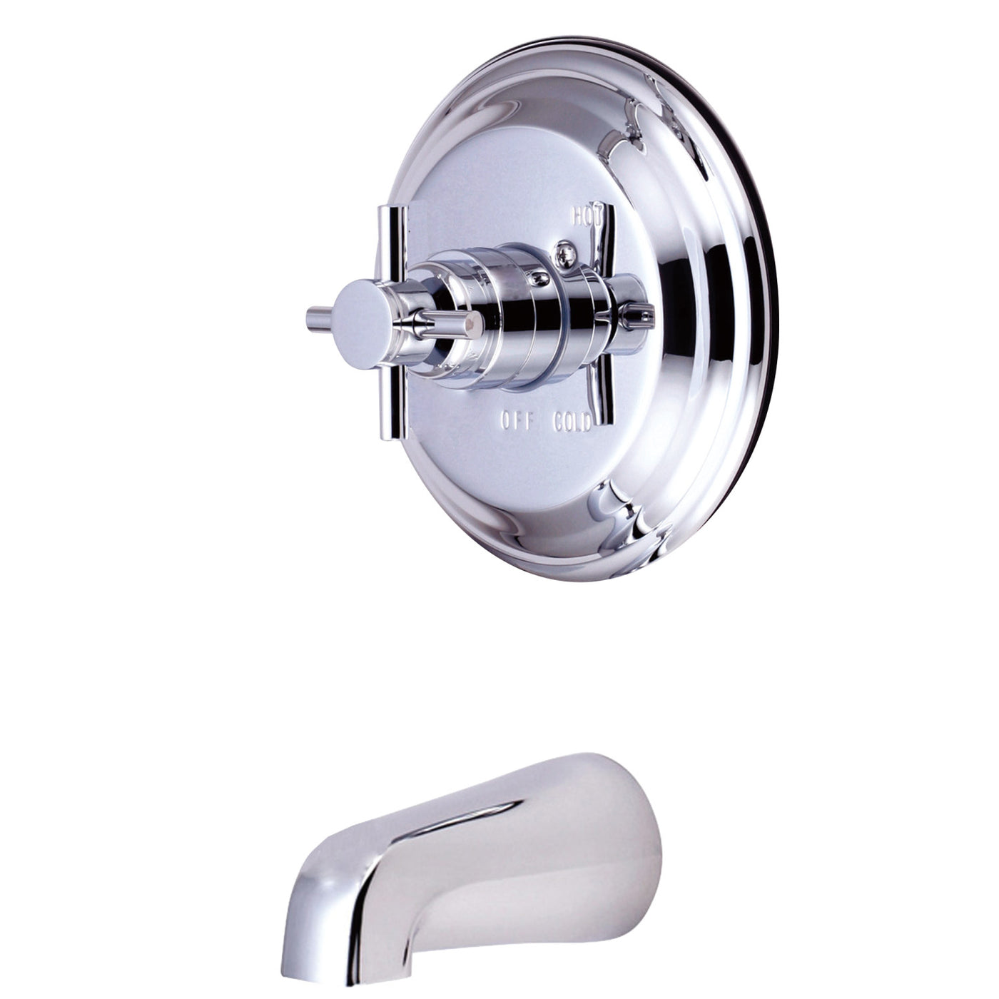 Elements of Design EB2631DXTO Tub Only Faucet, Polished Chrome