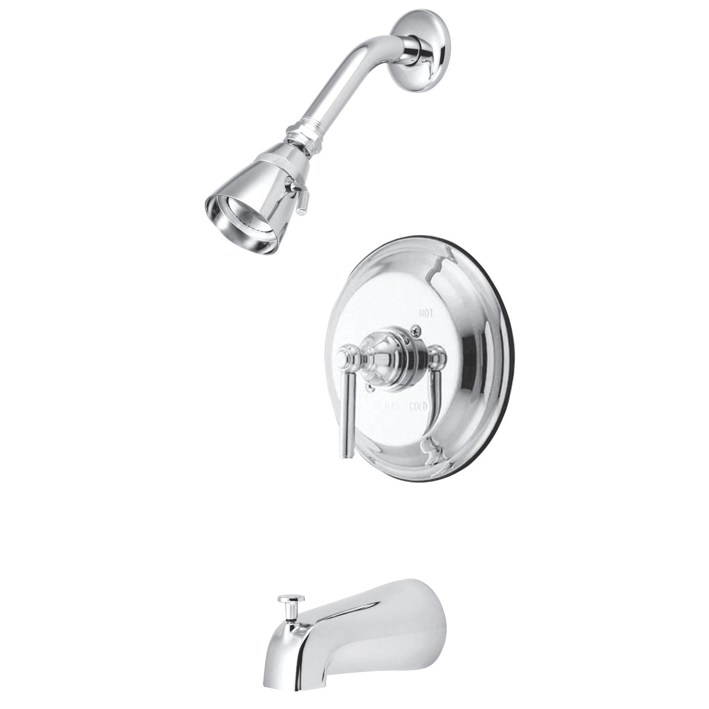 Elements of Design EB2631EL Tub and Shower Faucet, Polished Chrome