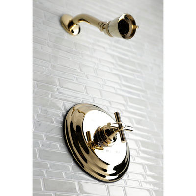 Elements of Design EB2632EXSO Shower Faucet, Polished Brass