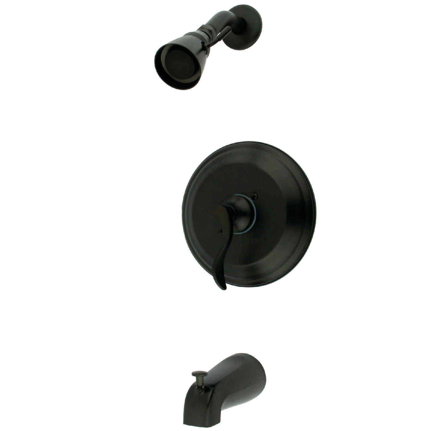 Elements of Design EB2635DFL Tub and Shower Faucet, Oil Rubbed Bronze
