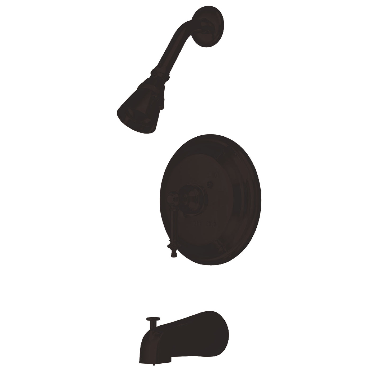Elements of Design EB2635TL Tub and Shower Faucet, Oil Rubbed Bronze