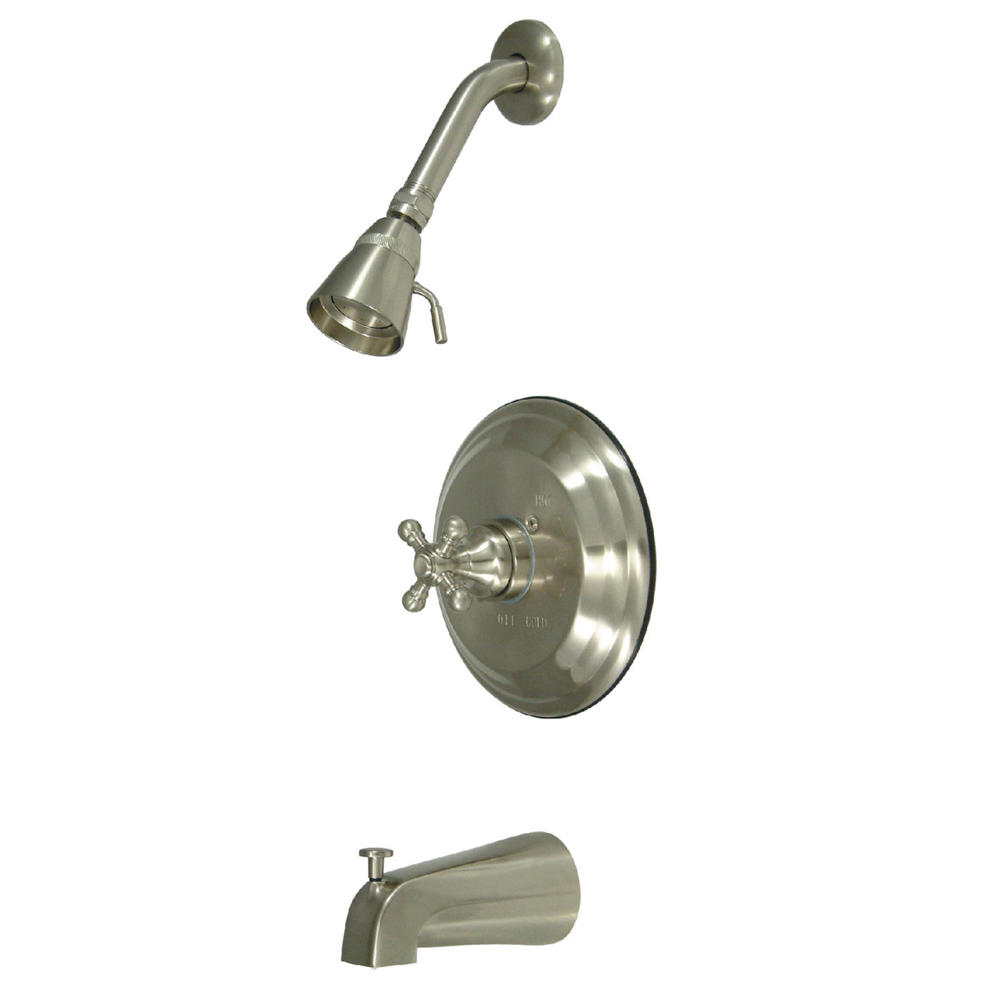 Elements of Design EB2638BXT Tub and Shower Faucet, Trim Only, Brushed Nickel