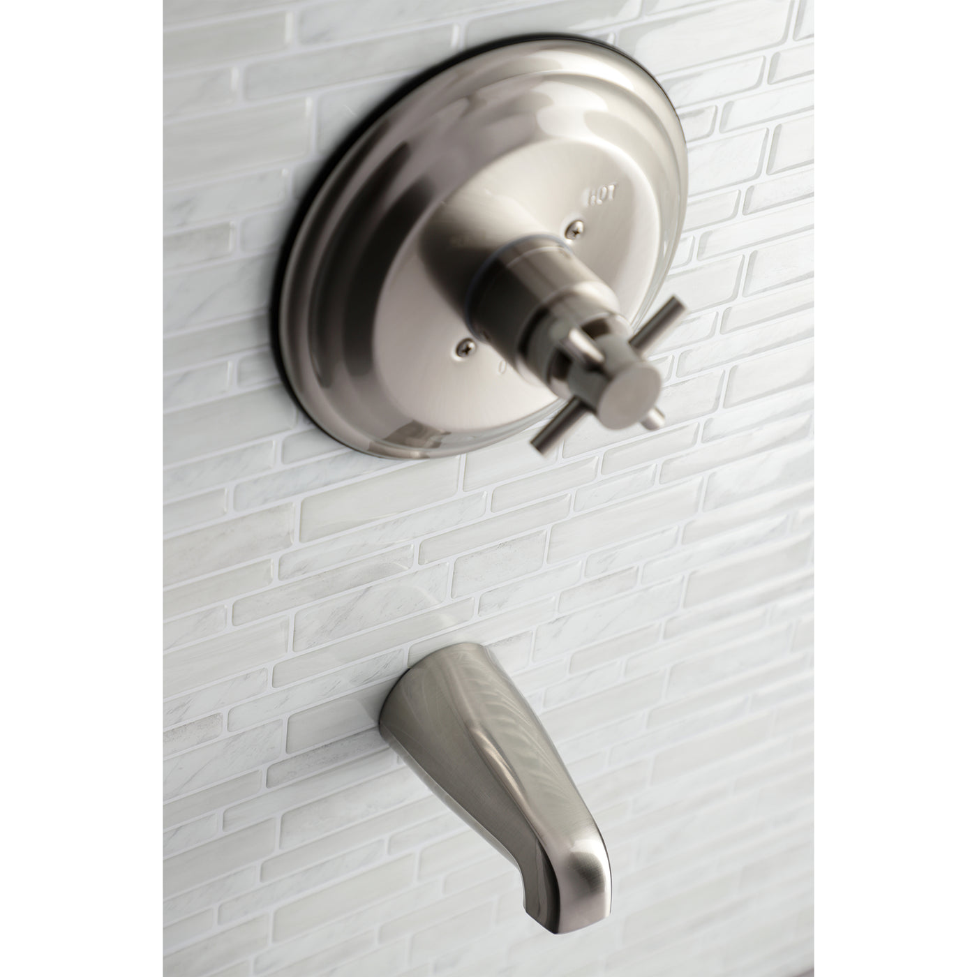 Elements of Design EB2638DXTO Tub Only Faucet, Brushed Nickel